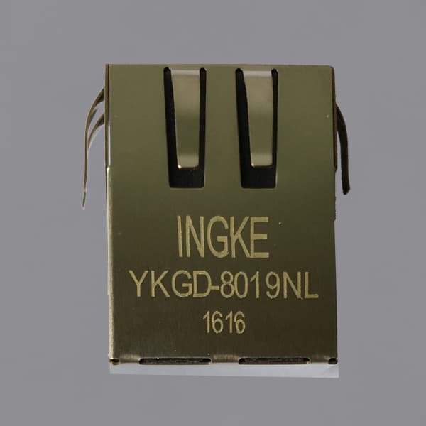 YKGD_8019NL 100_ cross HFJ11_1G04E_L12RL RJ45 Magnetic Jack